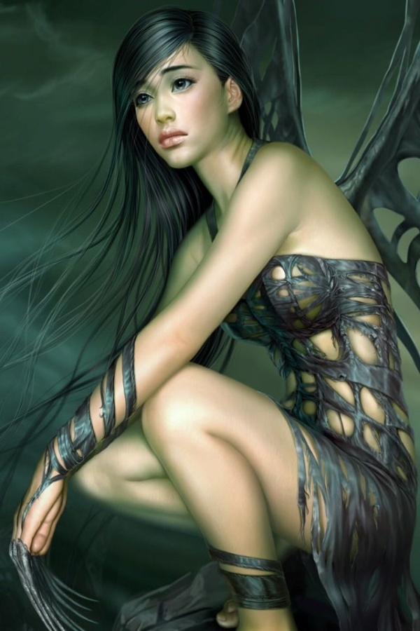 Beautiful warrior fairy