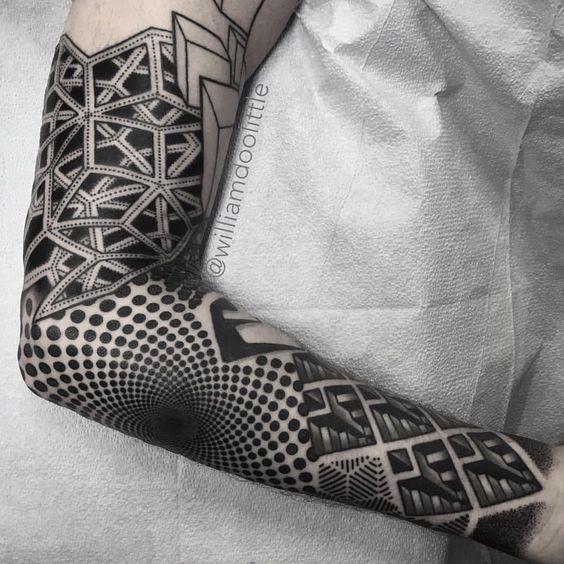 40 Of The Best Geometric Tattoos For Men in 2023  FashionBeans