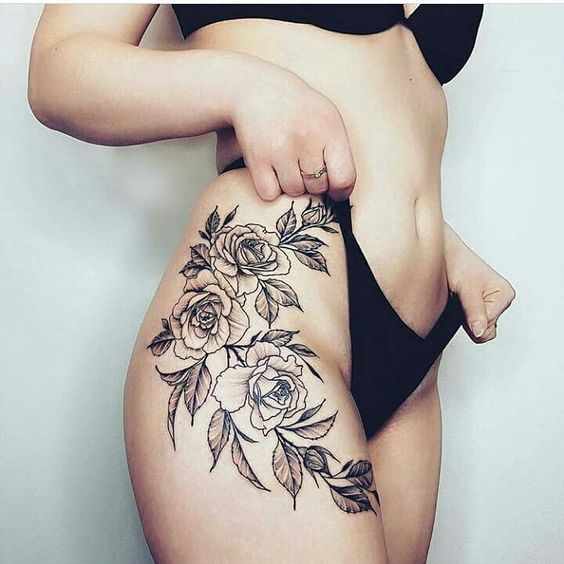 Weightless fine line tattoos for girls by Anastasia Green | iNKPPL