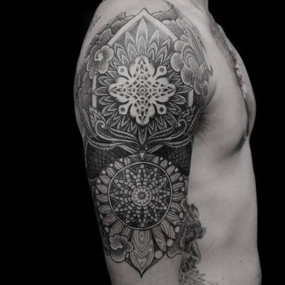 Men Mandala Tattoos